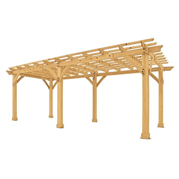 Pergola en cèdre 10 x 22 pi Meridian par Yardistry