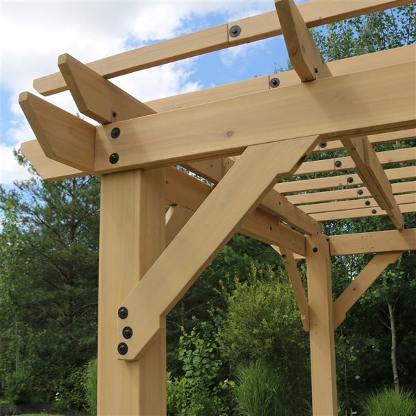 Pergola en cèdre 10 x 12 pi Meridian par Yardistry