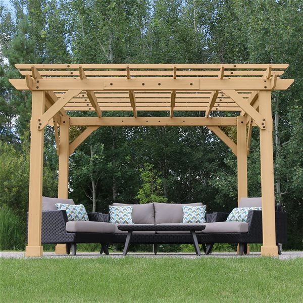 Pergola en cèdre 10 x 12 pi Meridian par Yardistry