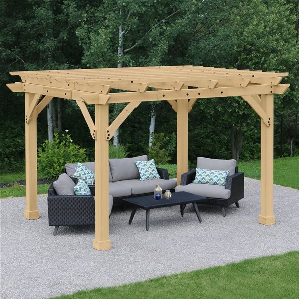 Pergola en cèdre 10 x 12 pi Meridian par Yardistry