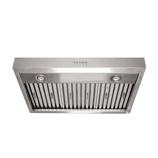 Turin Supra 30-in 900 CFM Stainless Steel Undercabinet Range Hood