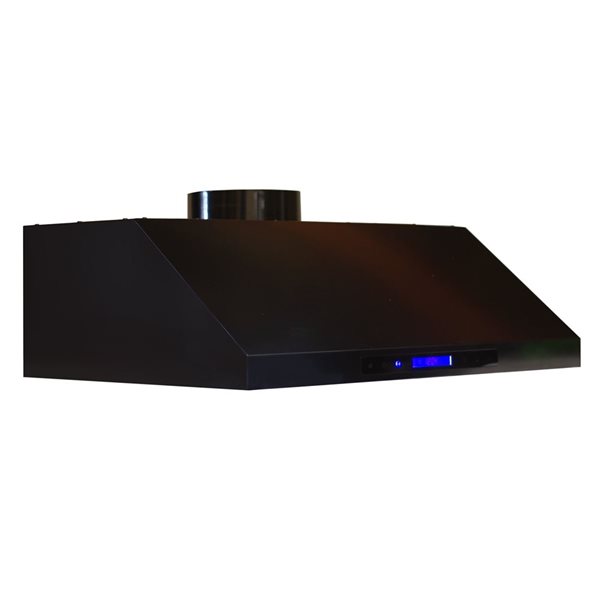 Turin Mega 30-in 900 CFM Black Black Undercabinet Range Hood