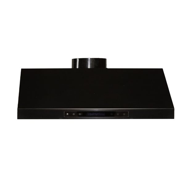 Turin Mega 30-in 900 CFM Black Black Undercabinet Range Hood