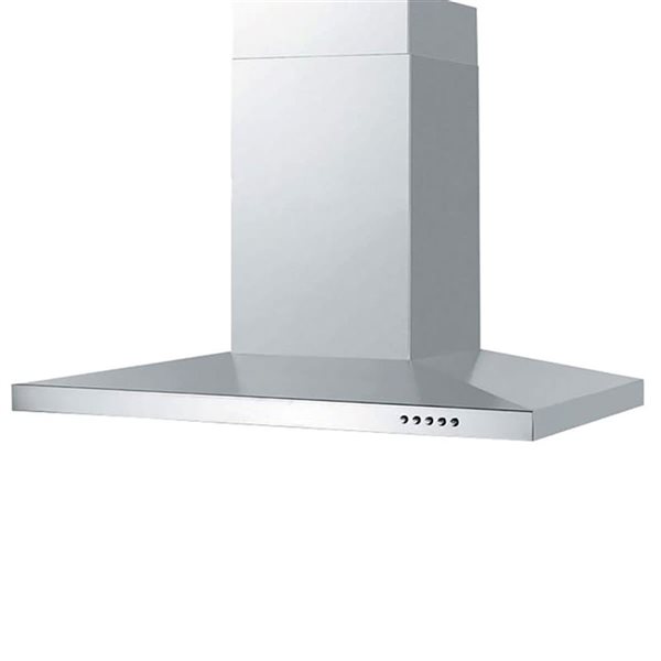 Turin Riviera 30-in 600 CFM Stainless Steel Wall Mounted Range Hood