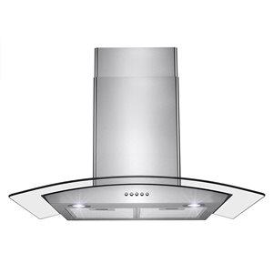 Turin Capri 30-in 600 CFM Stainless Steel Wall Mounted Range Hood