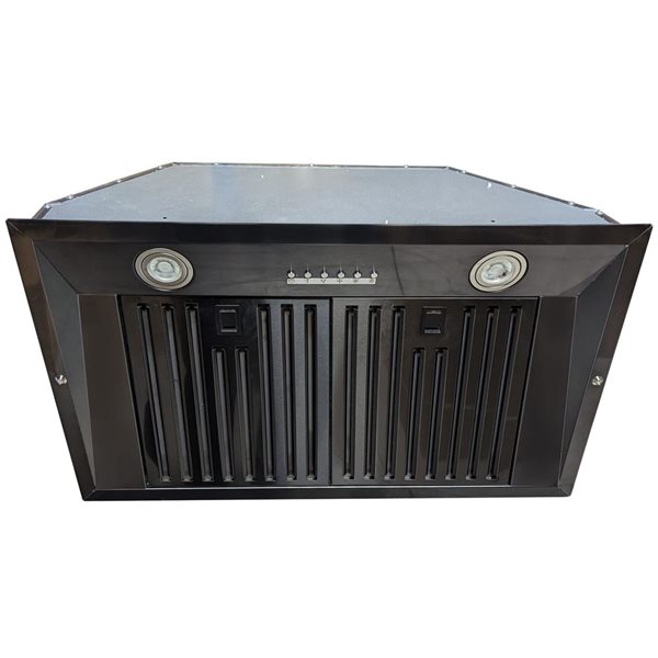 Turin Nobel 28-in 1000 CFM Black Built-In Range Hood