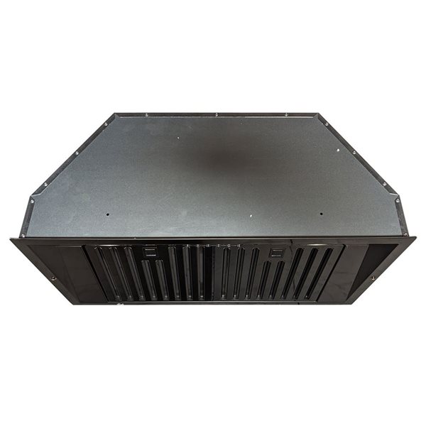 Turin Nobel 28-in 1000 CFM Black Built-In Range Hood