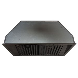 Turin Nobel 28-in 1000 CFM Black Built-In Range Hood