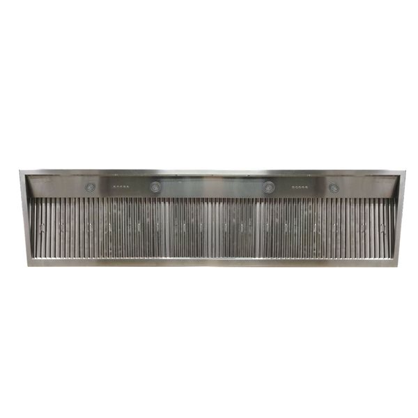 Turin Volcano 96-in 1800 CFM Stainless Steel Wall Mounted Range Hood