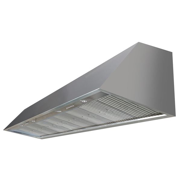 Turin Volcano 96-in 1800 CFM Stainless Steel Wall Mounted Range Hood