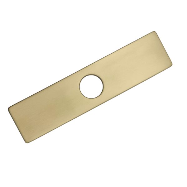 Stylish A-803G 10-in Brushed Gold Square Shape Kitchen Deck Plate