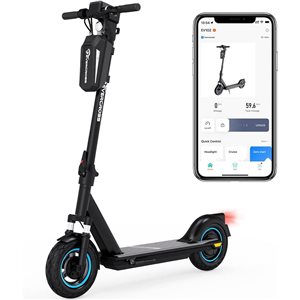 EVERCROSS EV10Z 10-in Solid Tires Foldable Electric Scooter for Adults/Teenagers 500 W Motor - Up to 30-km/h and 35-km Range