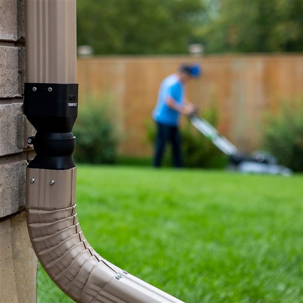 Raccord Universel Pour Gouttière 80 X 55 à 75 Mm – Adaptateur De Descente Pluviale Extérieur