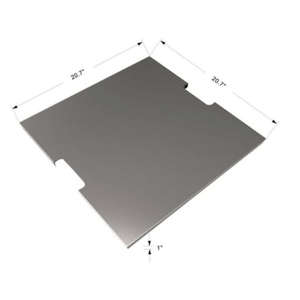 Elementi 20.7-in Square Stainless Steel Fire Table Lid