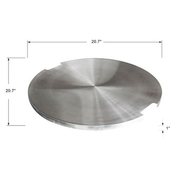 Elementi 20.7-in Small Round Stainless Steel Fire Table Lid