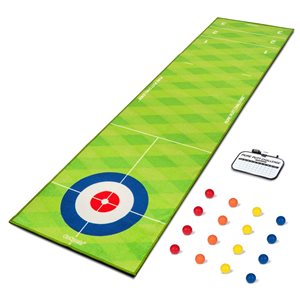 GoSports Pure Putt Challenge Curling and Shuffleboard 2-in-1 Game