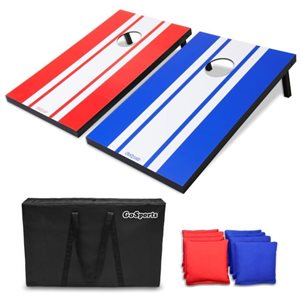 GoSports Classic Cornhole Set - Blue and Red