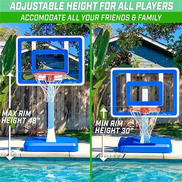 GoSports Splash Hoop Elite Pool Basketball - Blue