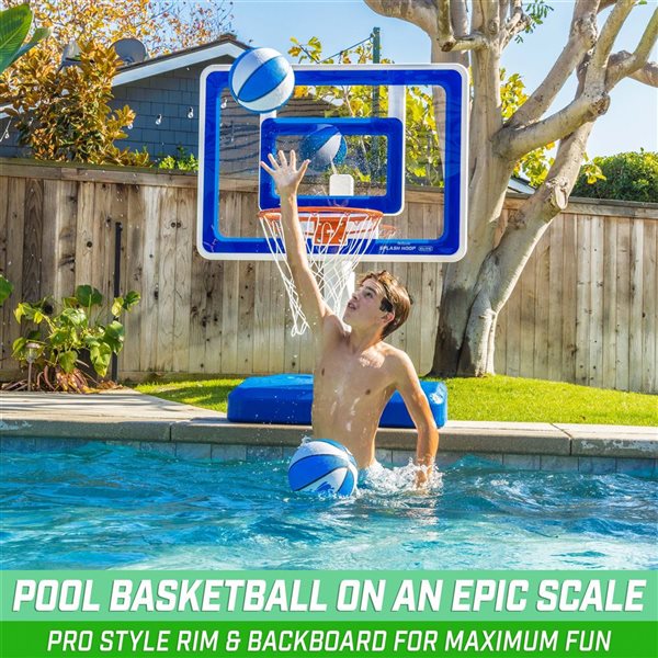 GoSports Splash Hoop Elite Pool Basketball - Blue