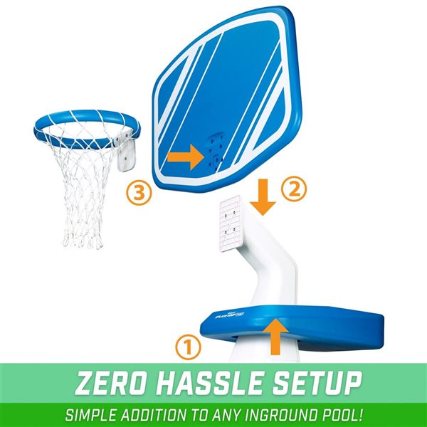 GoSports Splash Hoop Pro Pool Basketball - Blue