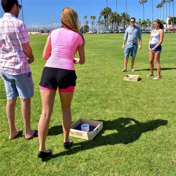 GoSports Premium Birch Wood Washer Toss Game