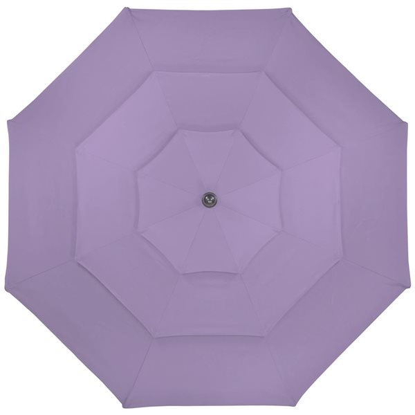 Northlight 9.75-ft Purple Outdoor Patio Market Umbrella with Hand Crank and Tilt