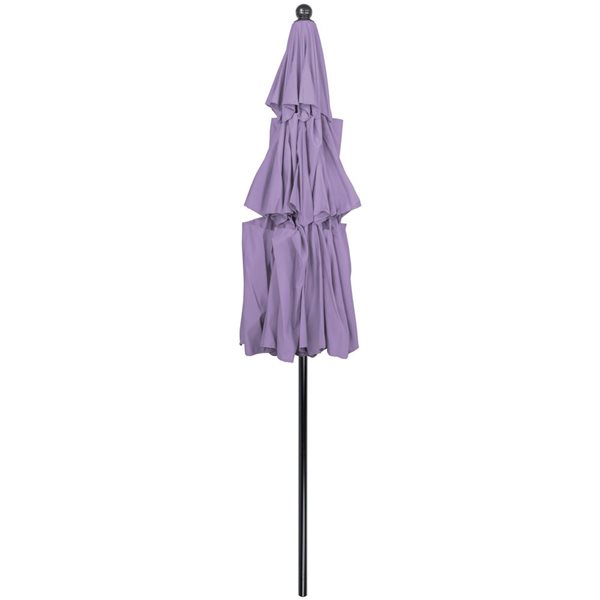 Northlight 9.75-ft Purple Outdoor Patio Market Umbrella with Hand Crank and Tilt