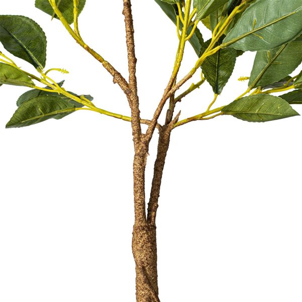 Vickerman 28-in Artificial Potted Lemon Tree