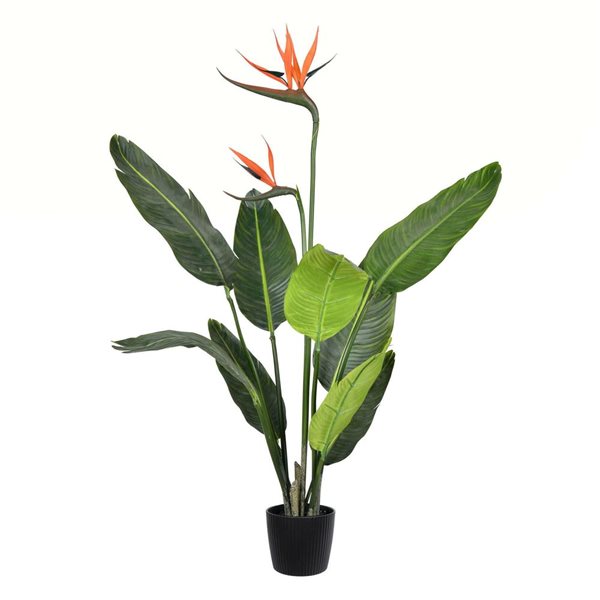 Vickerman 3-ft Artificial Potted Bird of Paradise Palm Tree