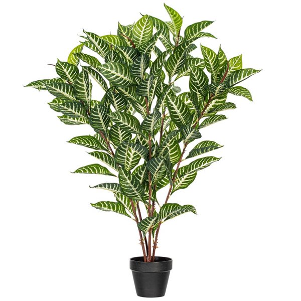 Vickerman 35in Artificial Green Real Touch Zebra Plant TA181335 RONA