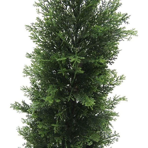 Vickerman 3-ft Artificial Potted Green Cedar Tree