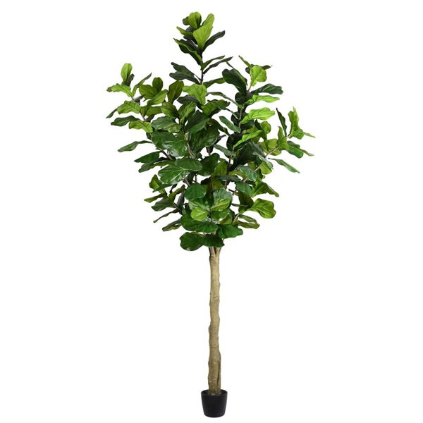Vickerman 10-ft Artificial Potted Fiddle Tree