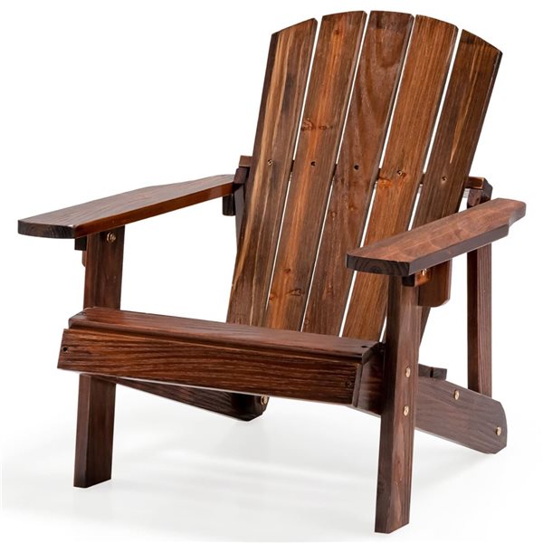 Costway Kid's Coffee Adirondack Chair