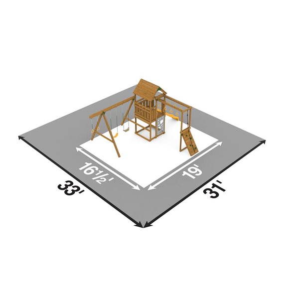 PlayStar Contender Starter BIY Playset - Lumber Required