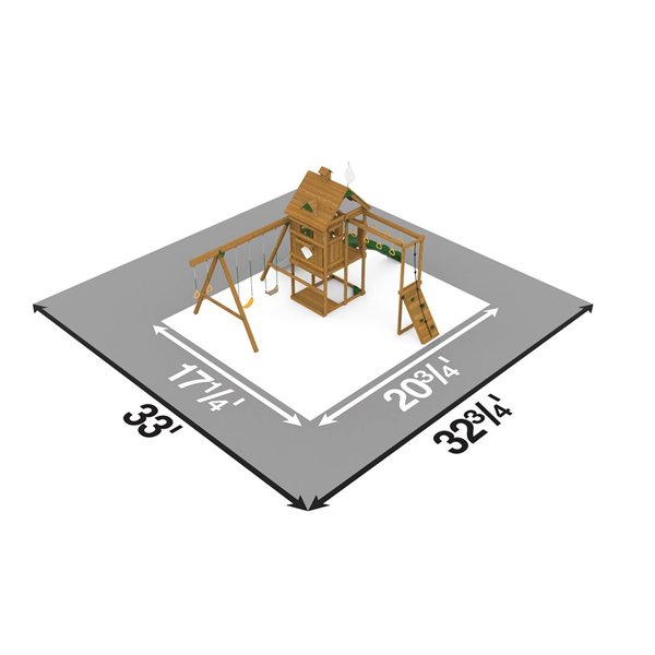 PlayStar Contender Silver BIY Playset - Lumber Required