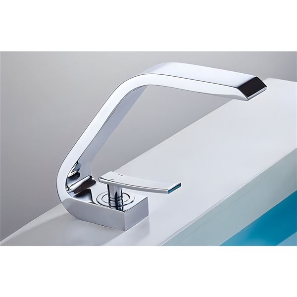 DROP Bath and Kitchen 20.3-in W Rectangle Ceramic Bathroom Undermount Sink Set in White w/ Chrome Faucet and Drain