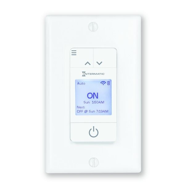 Intermatic Ascend Smart 7-Day Programmable Wi-Fi Timer 120 VAC 15 A - White