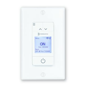 Intermatic Ascend Smart 7-Day Programmable Wi-Fi Timer 120 VAC 15 A - White