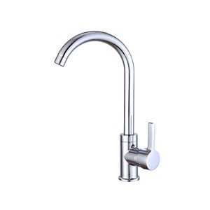 Robinet d'évier de cuisine monotrou DROP Bath and Kitchen en acier inoxydable