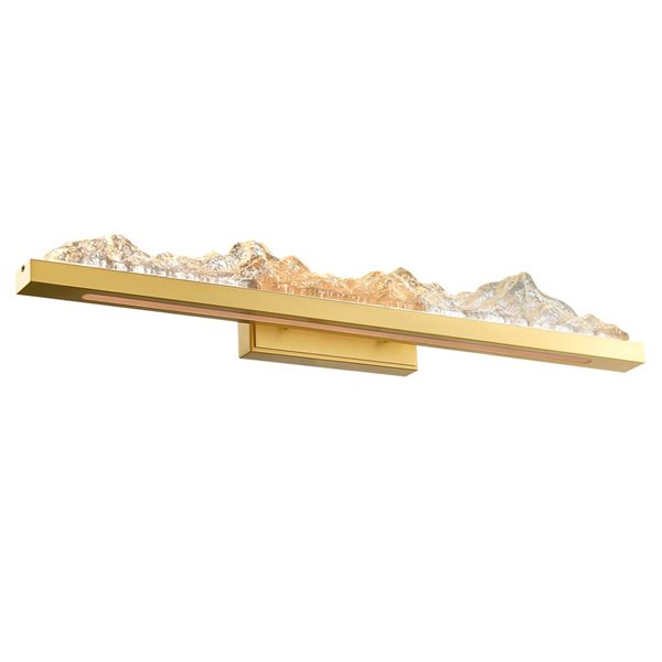 CWI Lighting Himalayas 36-in Integrated LED Brass Vanity Light