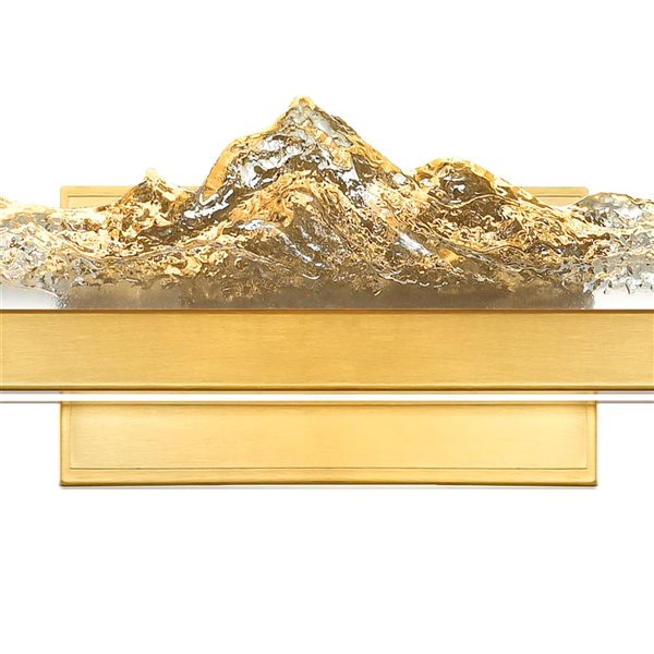 CWI Lighting Himalayas 26-in Integrated LED Brass Vanity Light