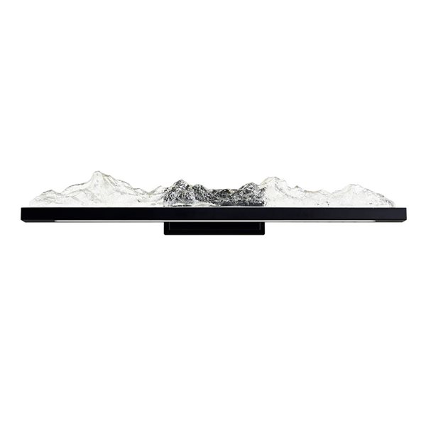 CWI Lighting Himalayas 26-in Integrated LED Black Vanity Light