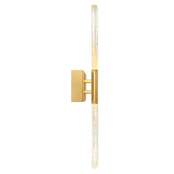 CWI Lighting Greta 4.3-in Integrated LED Brass Vanity Light