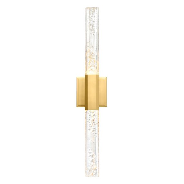 CWI Lighting Greta 4.3-in Integrated LED Brass Vanity Light