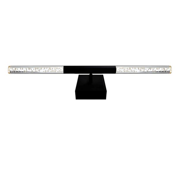 CWI Lighting Dragonswatch 26-in Integrated LED Black Vanity Light