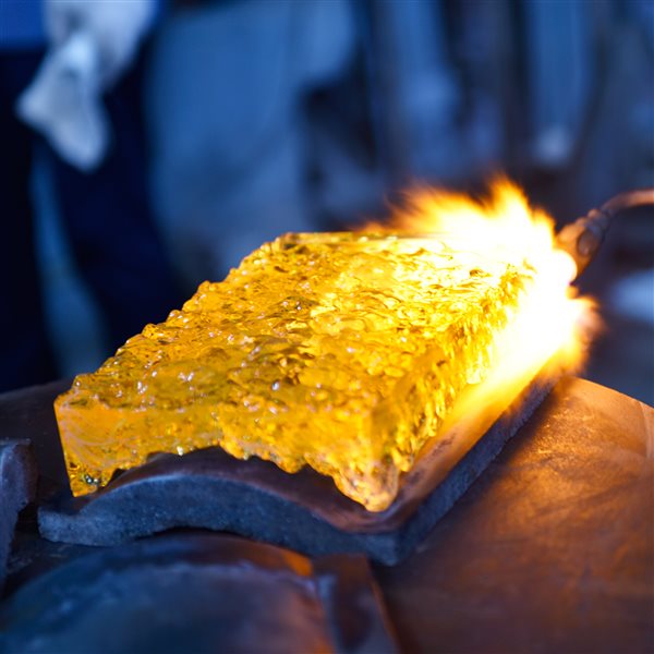 CWI Lighting Lava 48-in Integrated LED Brass Chandelier