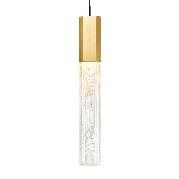 CWI Lighting Greta 2-in Integrated LED Brass Mini Pendant Light