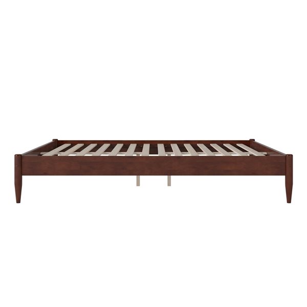 AFI AFI Pasadena 14-in Walnut King Size Platform Bed Frame