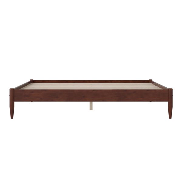 AFI AFI Pasadena 14-in Walnut King Size Platform Bed Frame