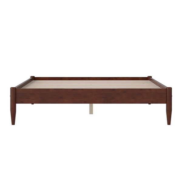 AFI Pasadena 14" Queen Low Profile Platform Bed in Walnut
